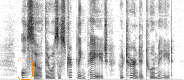 Spectrogram of GT